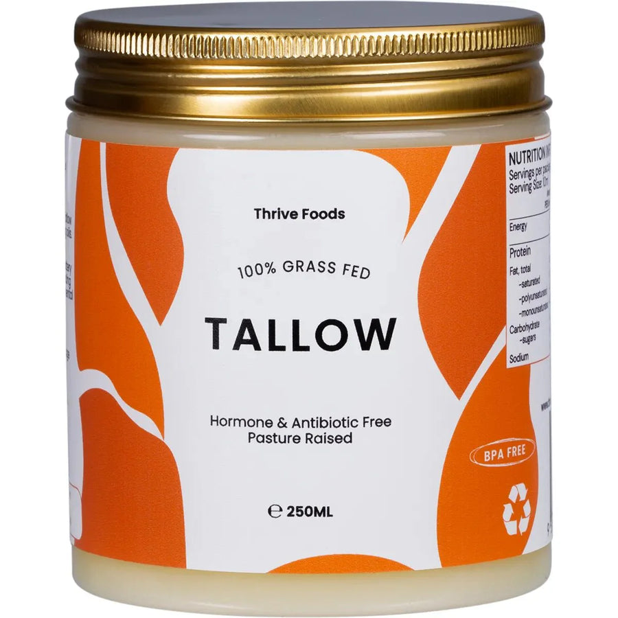 100% Grass Fed Tallow - 250ml - Love Low Carb