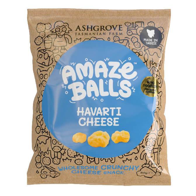 AmazeBalls - Havarti Cheese - Box of 12 - Love Low Carb