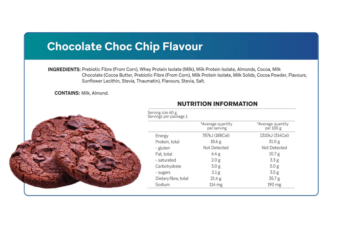 Chocolate Choc Chip Smart Protein Bar - Yo Keto