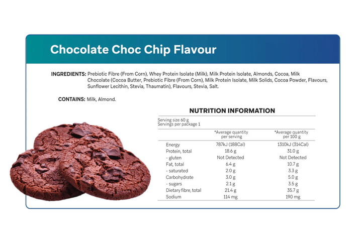 Chocolate Choc Chip Smart Protein Bar - Yo Keto