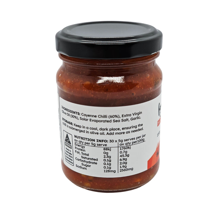Fermented Chilli in Cold Pressed Olive Oil 150g - Yo Keto
