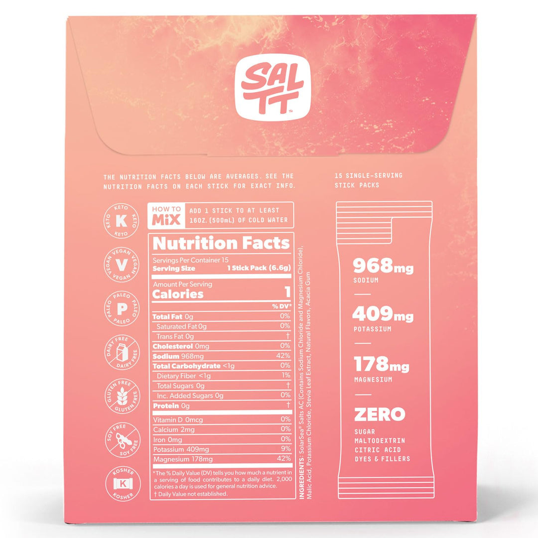 Fruit Variety Electrolyte Drink Mix - 15 Sticks - Yo Keto