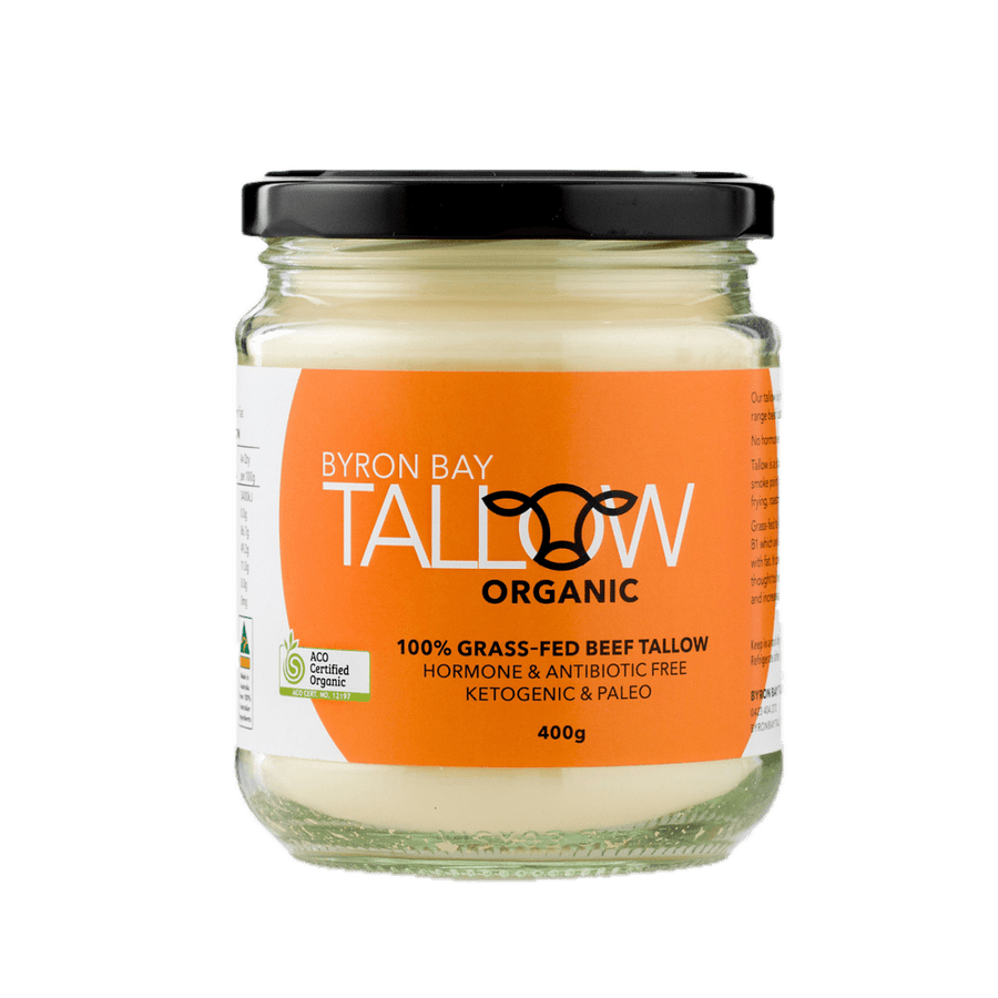 Organic Grass Fed Beef Tallow - 400g - Love Low Carb