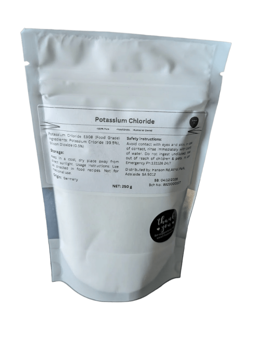 Potassium Chloride Powder - 250g - Love Low Carb