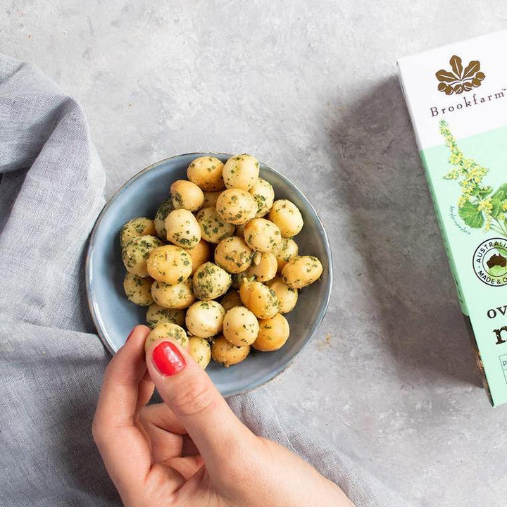 Premium Oven Roasted Macadamias with Saltbush - Yo Keto