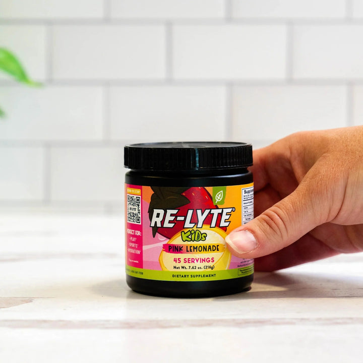 Re - Lyte Kids Hydration - Pink Lemonade - Tub - 45 Serves - Love Low Carb