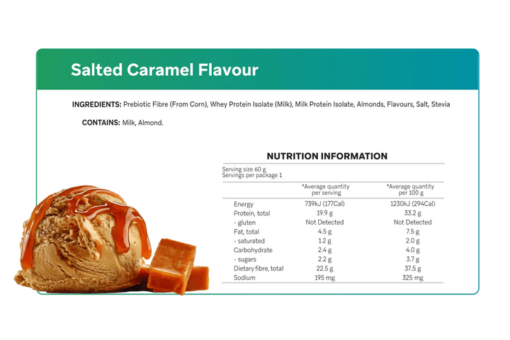 Salted Caramel Smart Protein Bar - Yo Keto