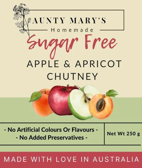 Sugar Free Apricot & Apple Chutney - Love Low Carb