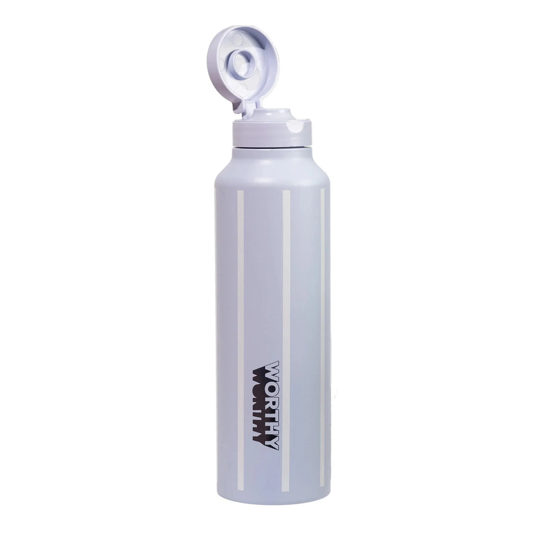 750ml Sugarcane Drink Bottle - Blue Striped - Love Low Carb