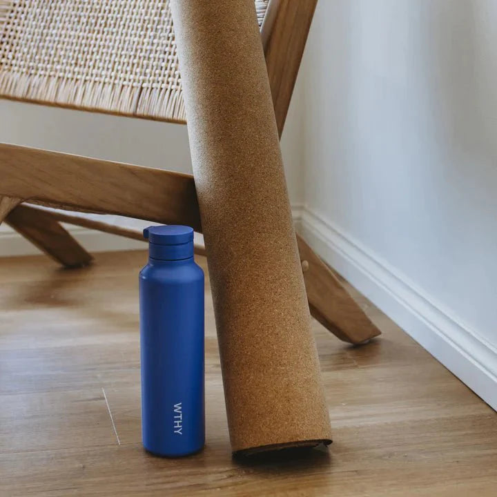 750ml Sugarcane Drink Bottle - Grecian Blue - Yo Keto
