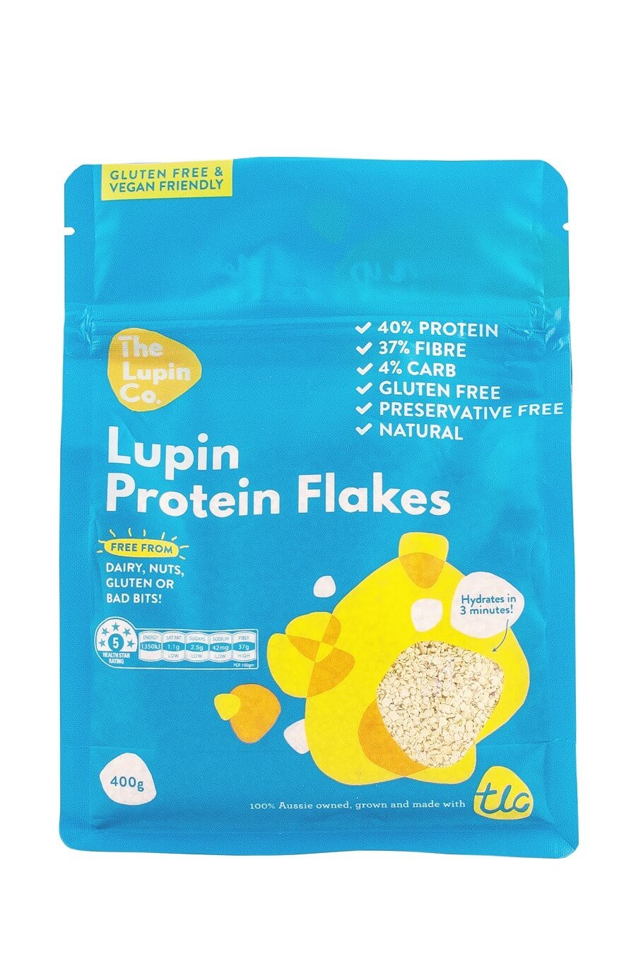 Lupin Protein Flakes-Baking Supplies-Yo Keto