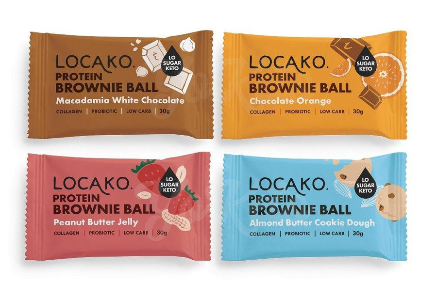 Protein Brownie Ball Variety 4 Pack - Love Low Carb