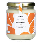 100% Grass Fed Tallow - 500ml in jar by Thrive Tallow, hormone and antibiotic free, from pasture raised beef.