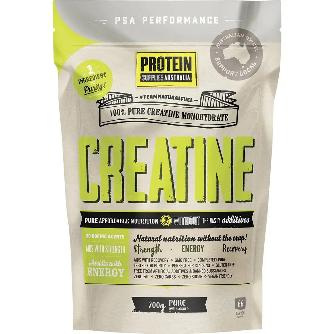100% Pure Creatine Monohydrate - 200g - Love Low Carb