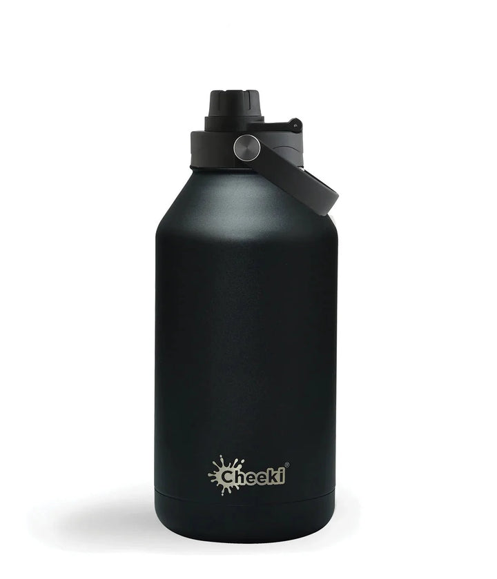 2L Insulated Adventure Bottle - Black - Love Low Carb