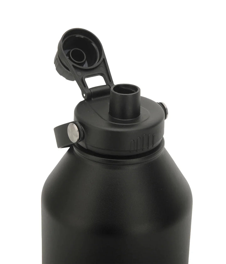 2L Insulated Adventure Bottle - Black - Love Low Carb