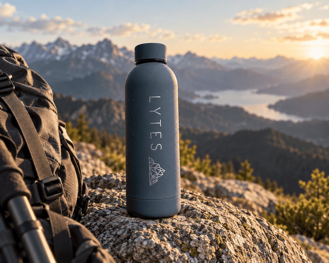 500ml Stainless Steel Drink Bottle - Indigo