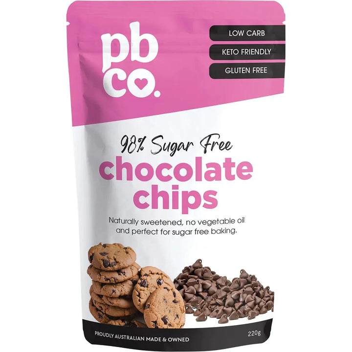 98% Sugar Free Choc Chips - Yo Keto