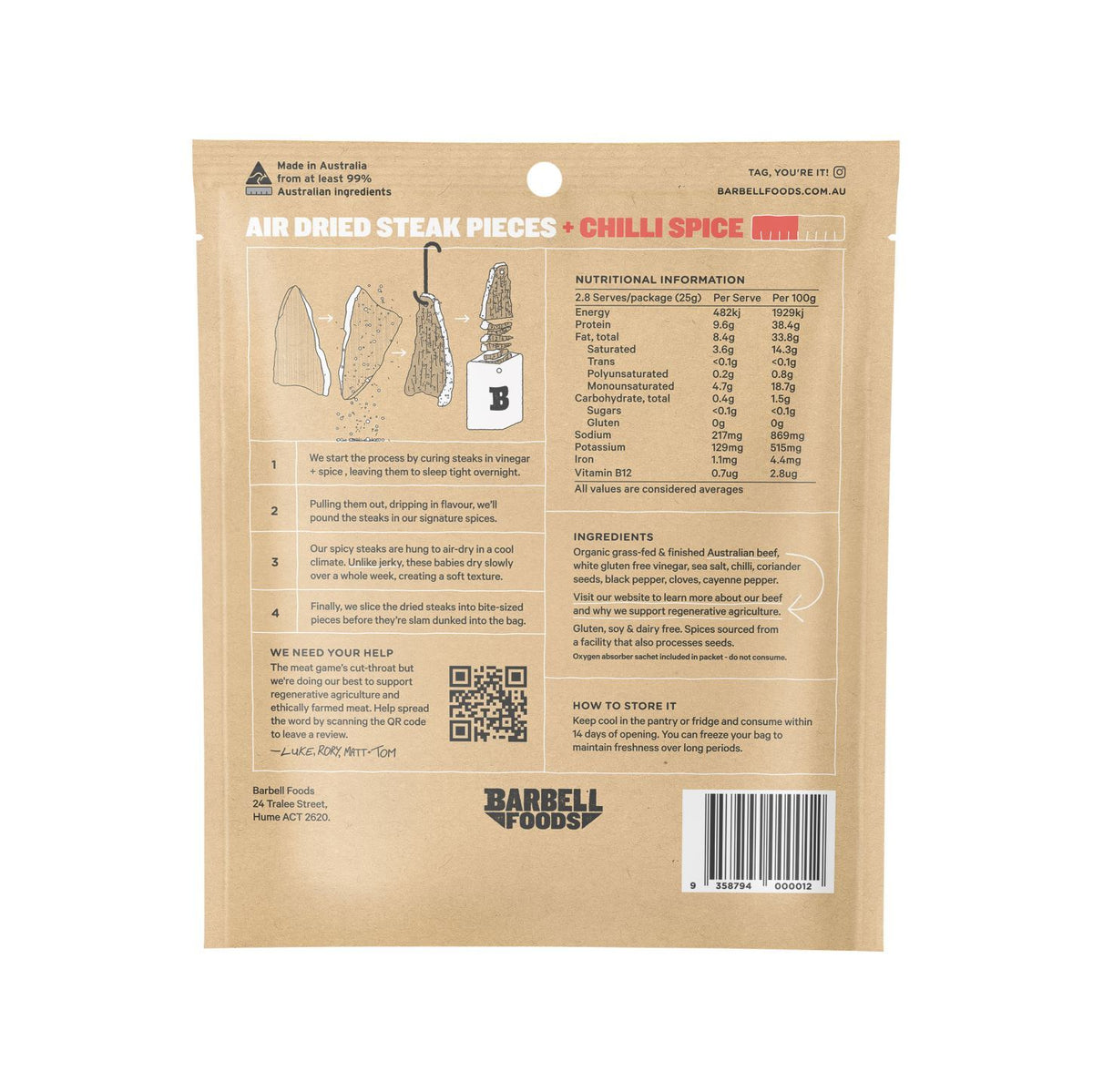 Air Dried Steak - Variety Pack - 70g x 3