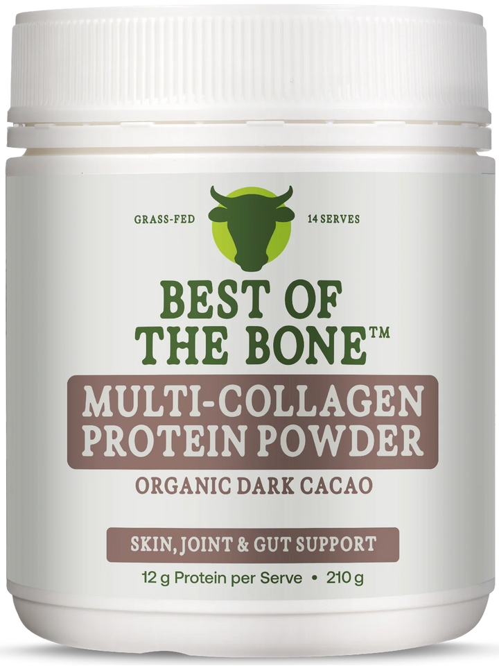 Multi-Collagen Protein Peptides - Raw Organic Cacao - 210g