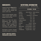 Beef Brisket Bar - Traditional by Chief with organic grass-fed beef, Keto-friendly, low carb, and no gluten or dairy.