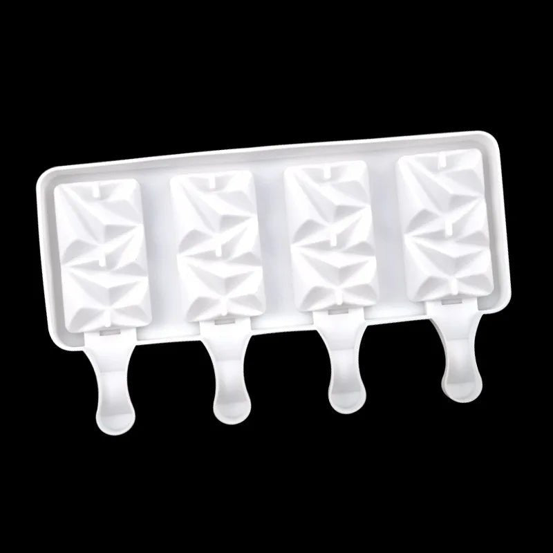 Ice Cream / Popsicle Mould - Small Diamond + 50 Sticks