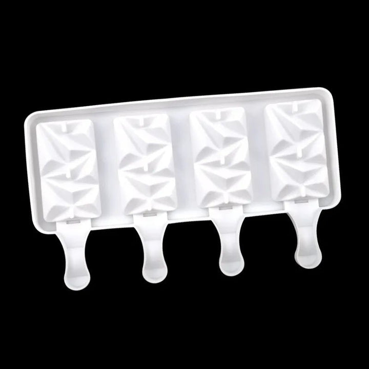 Ice Cream / Popsicle Mould - Small Diamond + 50 Sticks