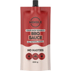 Mingle Your Main Squeeze BBQ Sauce pouch with all natural, low carb, gluten free ingredients featured in Better For You Sauce 3 Pack