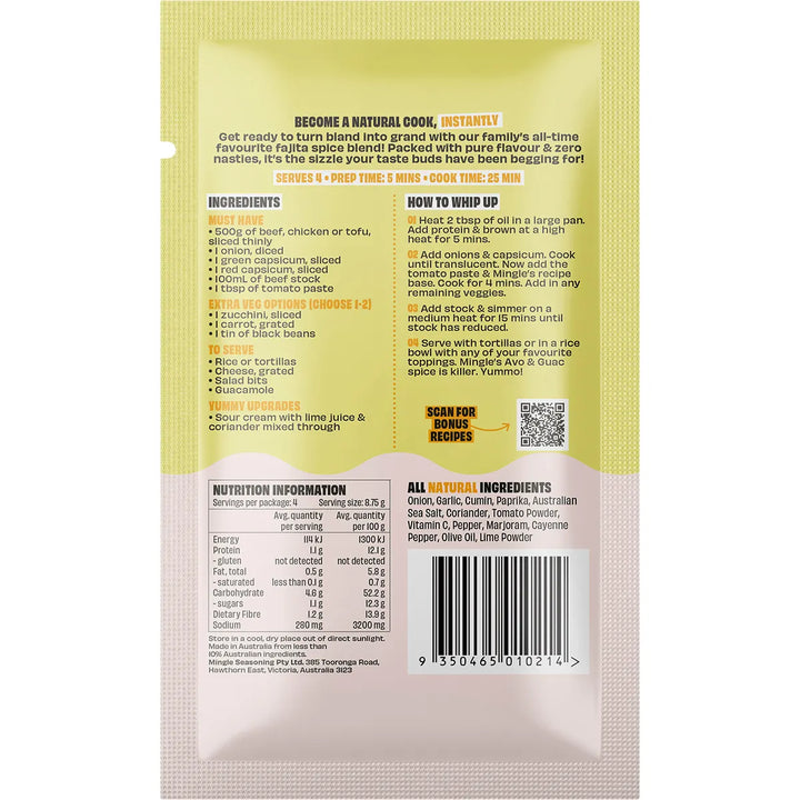 Mexican Fajita Seasoning - 35g