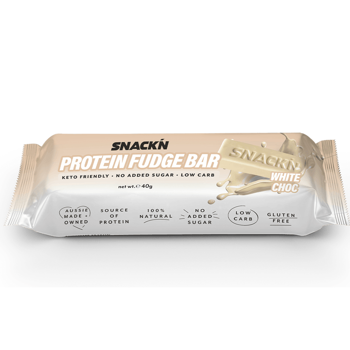 White Chocolate Protein Fudge Bar