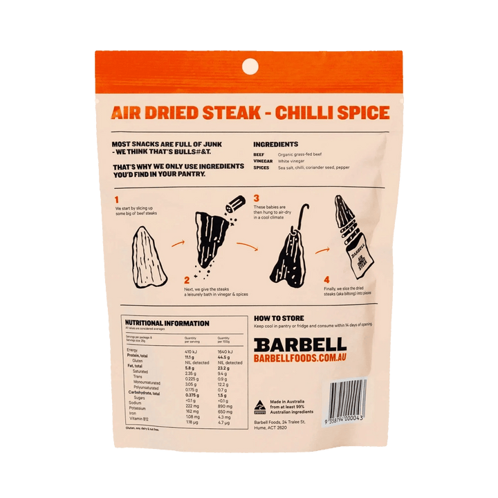 Air Dried Steak - Chilli - 200g