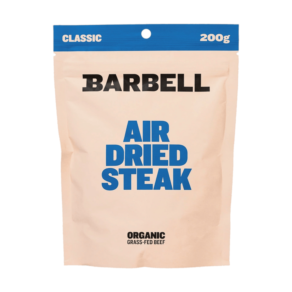Front of the Barbell Air Dried Steak Classic 200 g pouch