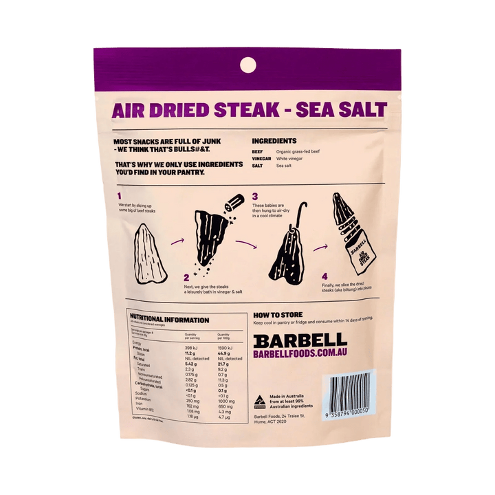 Air Dried Steak - Sea Salt - 70g