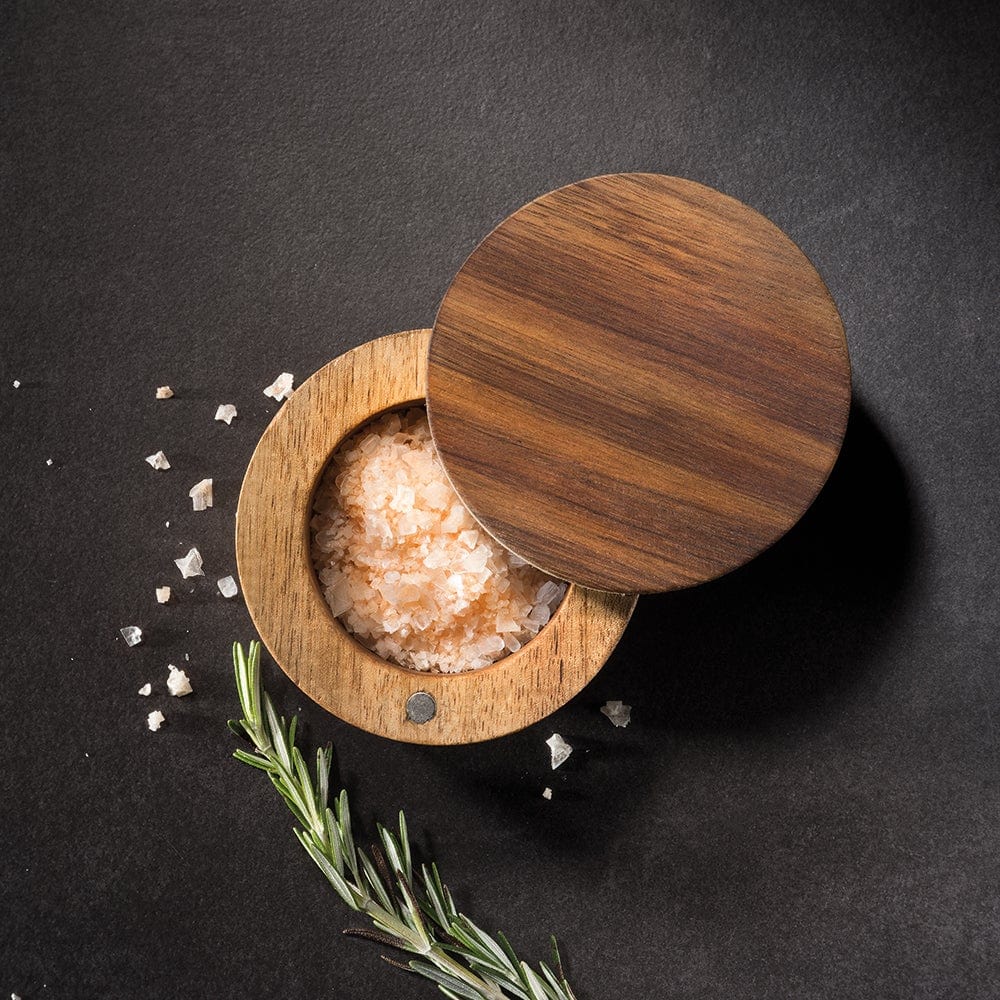 Acacia Wood Salt Keeper