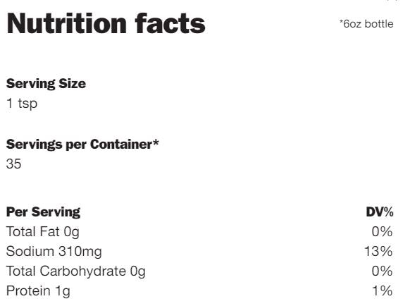All Purpose Seasoning / Liquid Aminos - Yo Keto