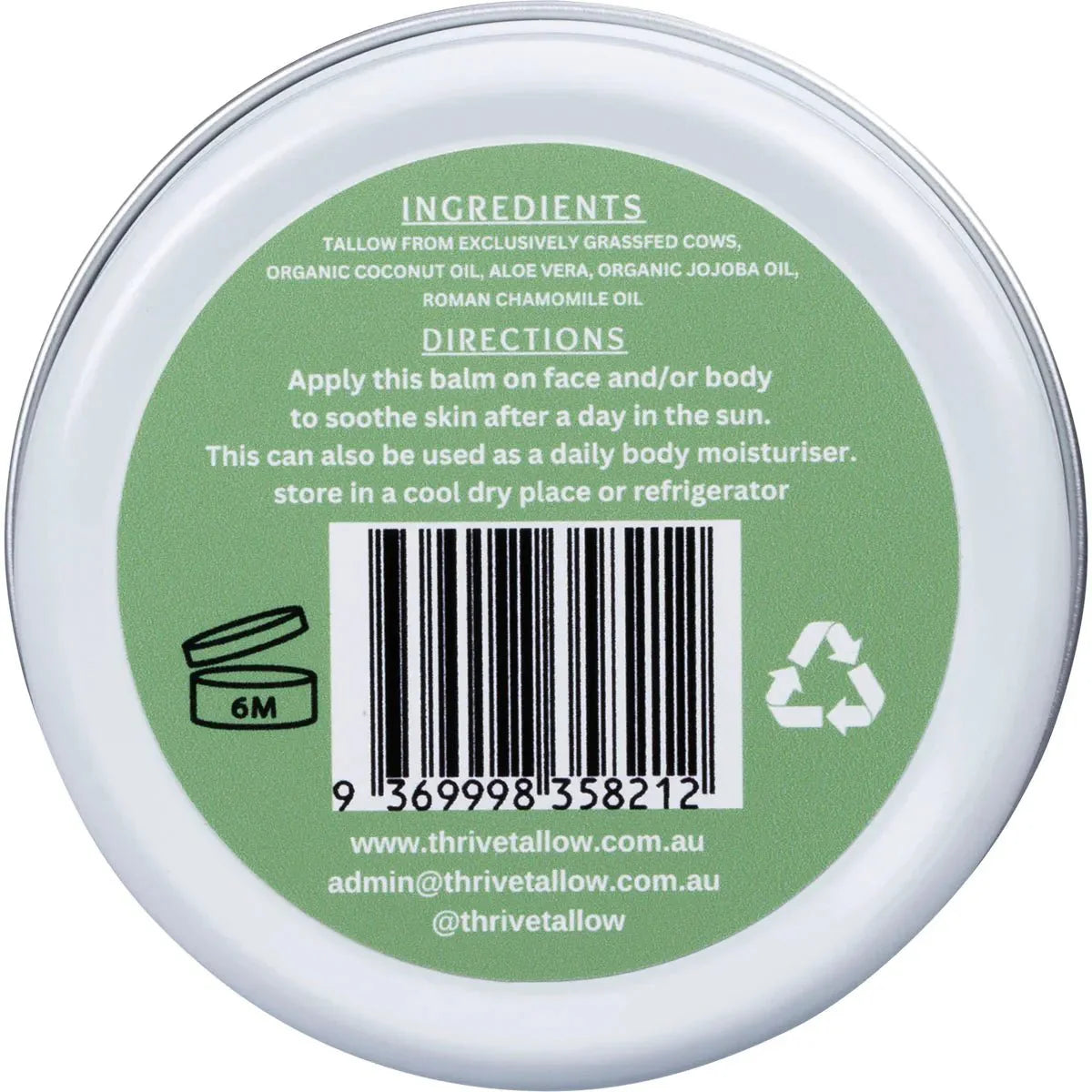 Aloe & Tallow After Sun Balm - 160ml - Love Low Carb