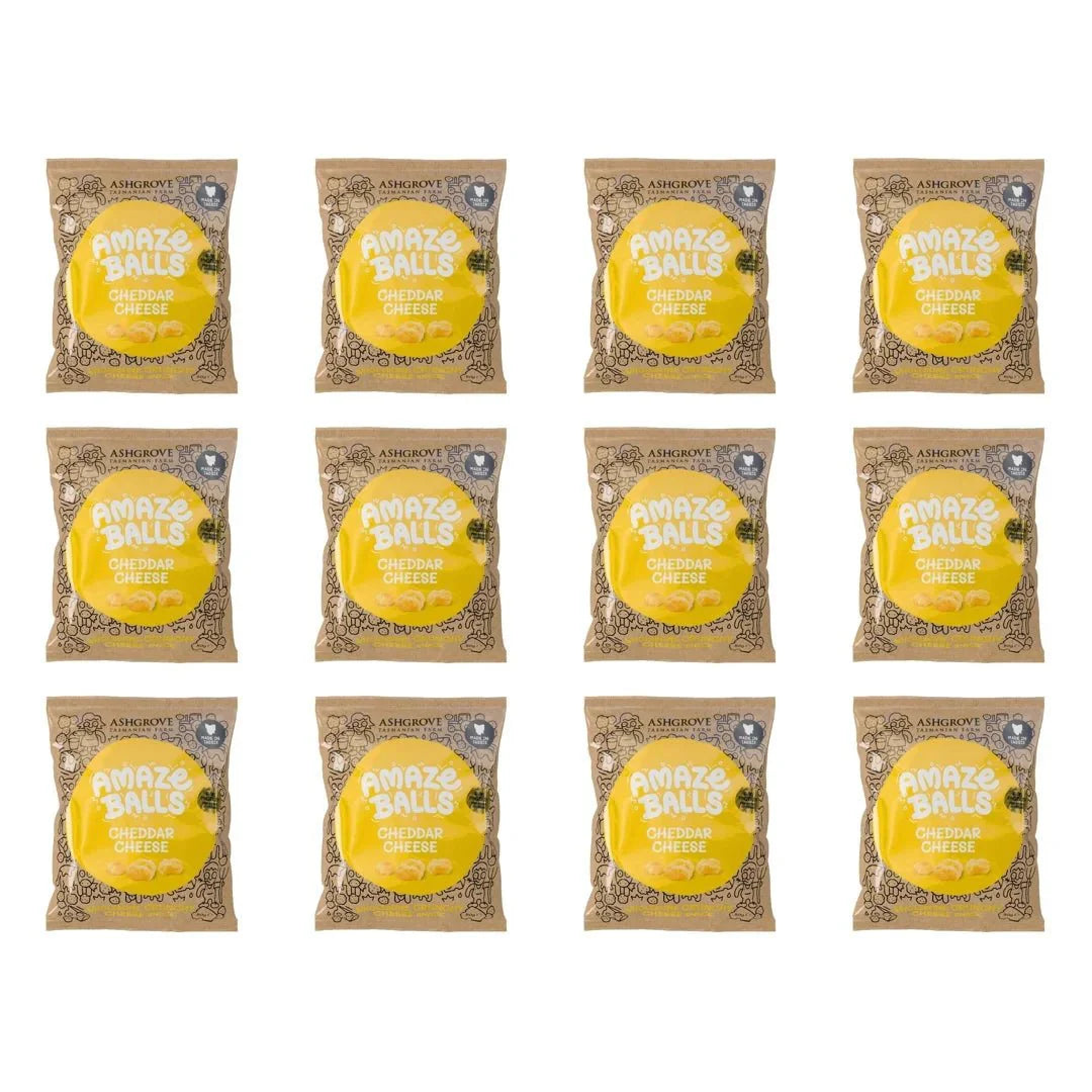 AmazeBalls - Cheddar Cheese - Box of 12 - Yo Keto