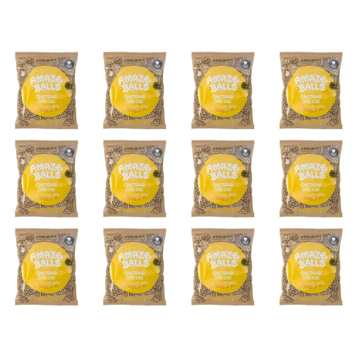 AmazeBalls - Cheddar Cheese - Box of 12 - Yo Keto