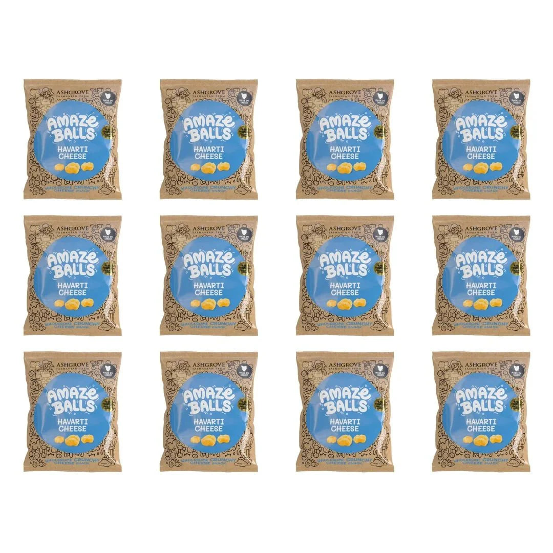 AmazeBalls - Havarti Cheese - Box of 12 - Yo Keto