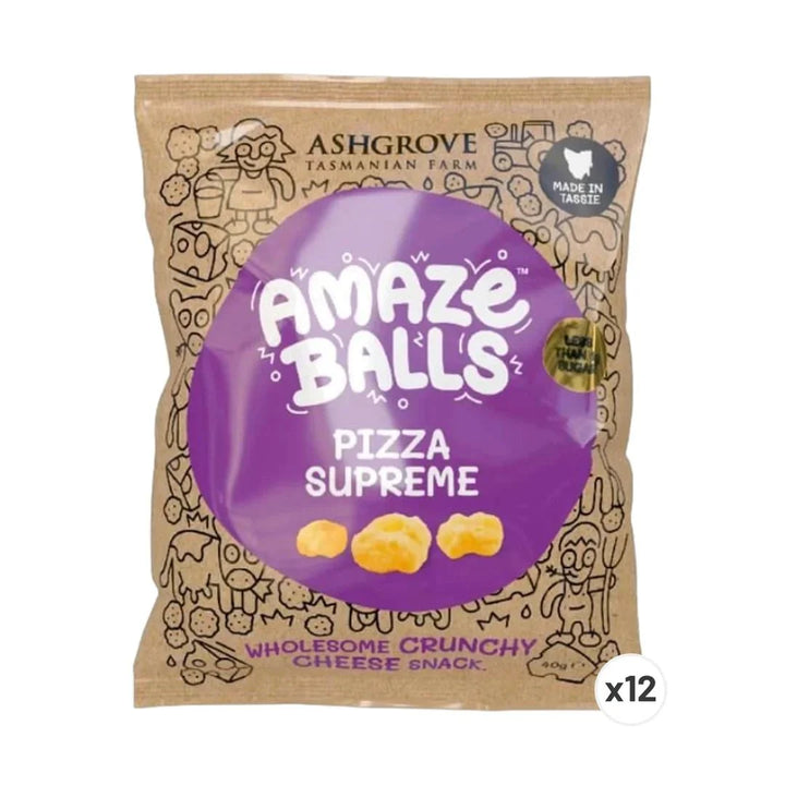 AmazeBalls - Pizza Supreme - Box of 12 - Yo Keto