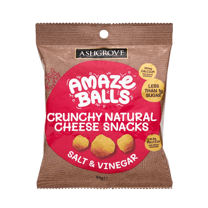AmazeBalls - Salt & Vinegar - 40g - Expires 09 Jan 2026 - Yo Keto