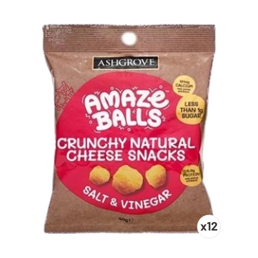 AmazeBalls - Salt & Vinegar - Box of 12 - Yo Keto