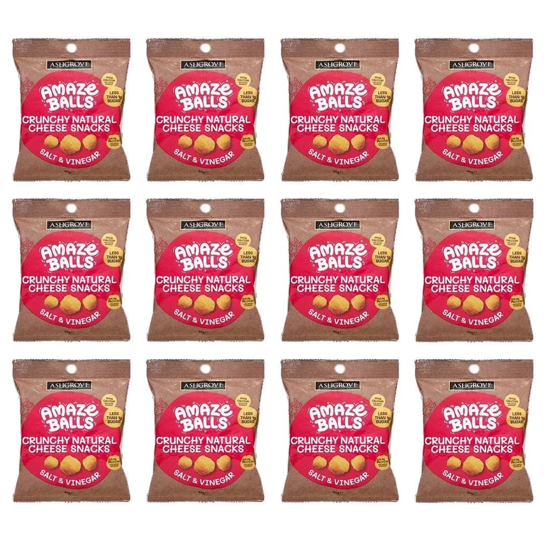 AmazeBalls - Salt & Vinegar - Box of 12 - Yo Keto