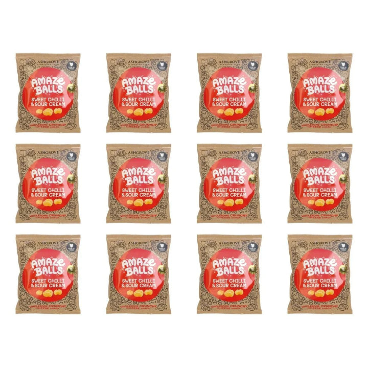 AmazeBalls - Sweet Chilli & Sour Cream - Box of 12 - Yo Keto