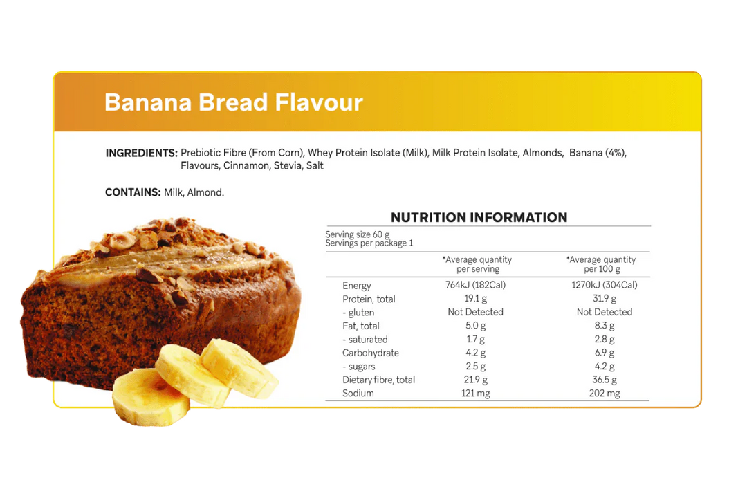 Banana Bread Smart Protein Bar - Yo Keto