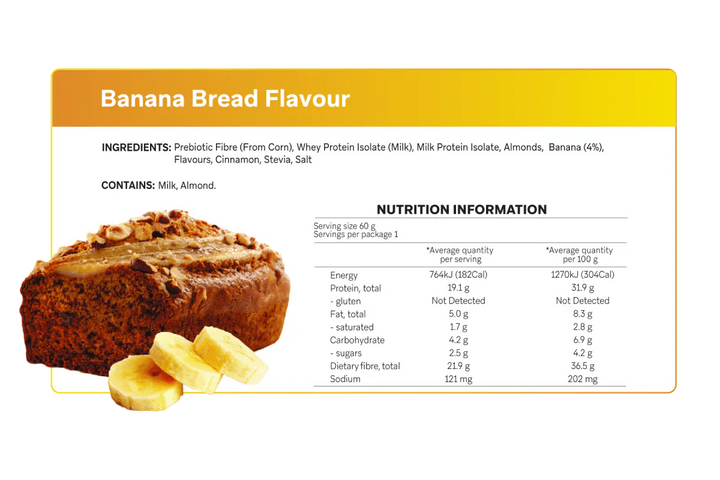 Banana Bread Smart Protein Bar - Yo Keto