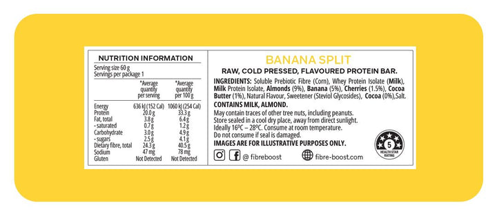 Banana Split Protein Bar - Love Low Carb
