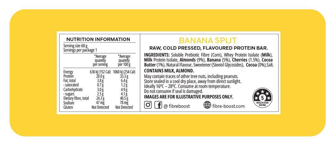 Banana Split Protein Bar - Yo Keto