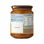 Beef Bone Broth Concentrate - Natural - 250g jar by Nutra Organics with nutrition facts and ingredient list visible