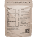Beef Protein Isolate Sample Pouch 30g x4 by Switch Nutrition showing nutrition, usage instructions, and product benefits on packaging.